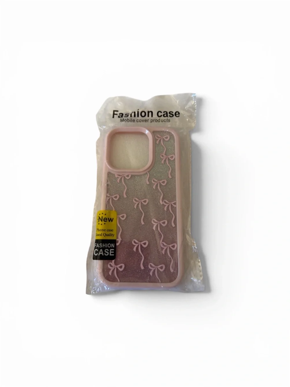iPhone 16 Pro Max,Clear Slim Fit Pretty Aesthetic Bow Phone Case